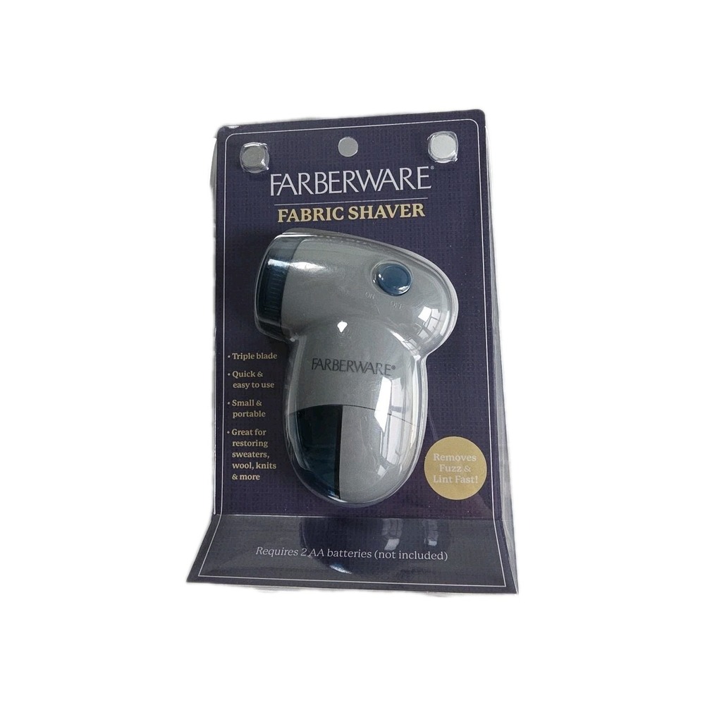 NEW Farberware Fabric Shaver - Removes Fuzz & Lint Fast‎
